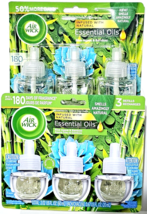 (2 Ct) 3 Air Wick Essential Oil Refills Blue Agave &amp; Bamboo Air Freshener - £25.09 GBP