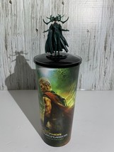 Thor Ragnarok Movie Promo 44 oz Cup with Hela Topper MCU - £12.67 GBP