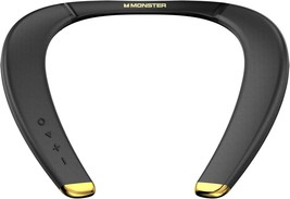 Black Monster Boomerang Petite Neckband Bluetooth Speakers,, 15H Playtime. - £61.27 GBP