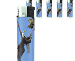 Scenic Alaska D2 Lighters Set of 5 Electronic Refillable Butane Bald Eagle - £12.62 GBP