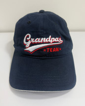 Grandpas Team Baseball Cap Hat Mens Blue Cotton Adjustable Embroidered NWOT - $168.65 MXN