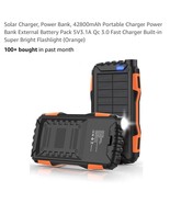Solar Charger, Power Bank, 42800Mah Portable Charger Power Bank External... - $67.30 CAD