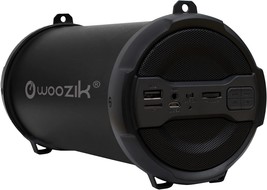 Black Woozik Rockit Go / S213 Bluetooth Speaker, Wireless, Strap For Travel. - £53.03 GBP