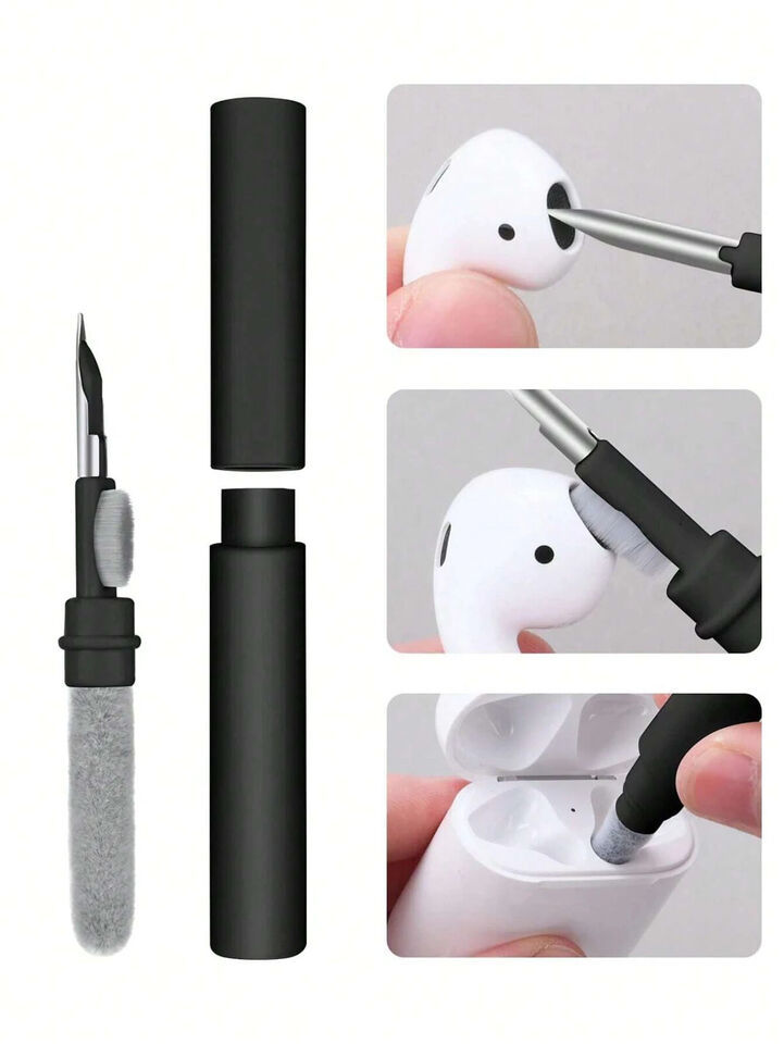 Portable Headphone Jack Cleaning Pen Soft Brush Velvet Sponge for Earpho... - $3.07+