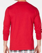 allbrand365 designer Mens Cotton Long Sleeve Top, Medium, Red - £35.56 GBP