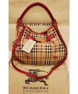 Burberry Handbag/Crossbody Bag Burberry Check/Military Red Made in Italy - £718.50 GBP