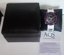 AQUASWISS Chronograph Swiss Quartz Large 50 MM Watch Stainless Steel PUR... - $269.94