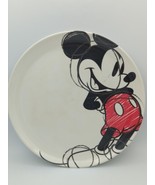 Designs Mickey Mouse Sketchbook Melamine 10&quot; Dinner Plate Vintage VTG - $9.38