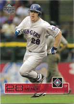 Kevin Mench 2003 Upper Deck #87 Texas Rangers Baseball Card - £0.49 GBP