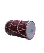 Dhol Drum Musicals,Rose Wood,Natural, Padded Bag,with stick dholaki hand... - £478.21 GBP