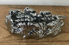 Set Lot 12 Shiny Chrome Metal Maple Leaf Leaves Decorative Shower Curtai... - £23.90 GBP