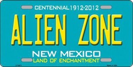 Alien Zone New Mexico State Novelty Metal License Plate LP-6671 - $18.95
