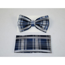 Men's Fancy Bow Tie/Hankie Set By J.Valintin Soft Microfiber Silky JVBT-18 image 2