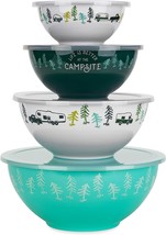 Camco Life Is Better At The Campsite Nesting Bowl Set With Lids | Great, 53451 - £36.81 GBP