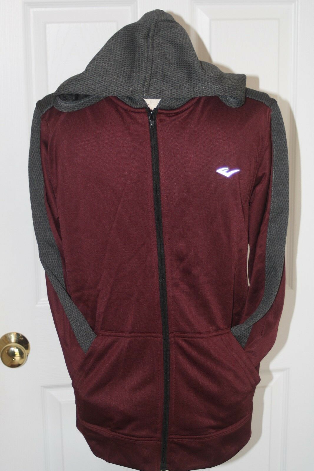 Everlast Boys Pieced Tricot Hoodie Wine Tasting New - $3.99