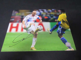 Zinedine Zidane Signed 8x10 Photo SSC COA Soccer - £51.86 GBP