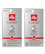 2 Pack Illy Blend Espresso Classico Lungo Nespresso Capsules 100% Arabica - $36.42