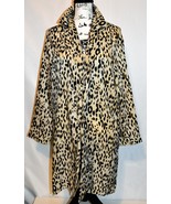 Daytrip by Buckle Cheetah Print Long Sleeve Chiffon Midi Cardigan w Pock... - £10.27 GBP