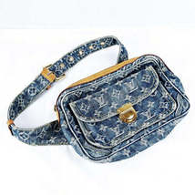 Louis Vuitton Monogram Denim Casual Waist Pouch Bum Bag - £2,292.65 GBP