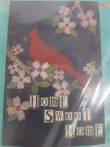Meadow Creek &quot;Home Sweet Home&quot; Decorative Porch Flag  29 x 43in   NIP  F... - £13.59 GBP