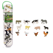 CollectA Farm Animal Figures in Tube Gift Set (Pack of 12) - £23.52 GBP