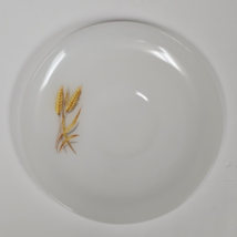 Fire King Milk Glass Golden Wheat Replacement Saucer American Made Glassware - £6.86 GBP