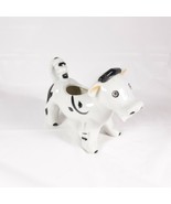 Black and White Cow Creamer Ceramic Vintage Farmhouse Country Decor - £13.27 GBP