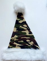 Christmas Santa Claus Hat Cap Camouflage Camo One Size Hunting Military * NEW - £15.28 GBP