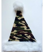 Christmas Santa Claus Hat Cap Camouflage Camo One Size Hunting Military ... - £15.20 GBP