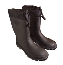 Kamik Men&#39;s Ice Breaker Boots 15 Black Made In Canada Rubber Thermal Padding - £38.22 GBP