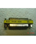 2 NOS R.O.C. Gender Changer Adapter Female DB25 to female DB25 Patent 64341 - $4.70