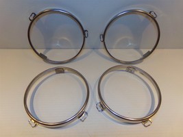 1964 65 66 Chrysler New Yorker Newport 300 Headlight Retaining Rings OEM - £90.53 GBP