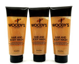 Woody&#39;s For Men Hair &amp; Body Wash All Purpose Body Wash Hair &amp; Skin 10 oz... - $35.59