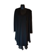 Jones Wear Women&#39;s Size 6 Black Midi Dress - £18.41 GBP