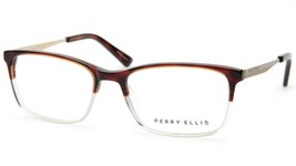 New Perry Ellis Pe 427-1 Brown Clear Eyeglasses Frame 54-17-145mm B36mm - £50.91 GBP