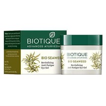 Biotique Bio Seaweed Revitalizing Anti Fatigue Eye Gel 15gm Eye Dark Circle Care - $19.32