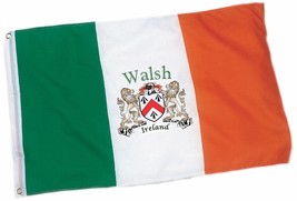 Walsh Irish Coat of Arms Ireland Flag - 3&#39;x5&#39; foot - £28.71 GBP