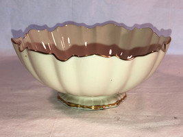 Lenox 6 Inch Candy Bowl With Gold Trim Mint - £20.29 GBP