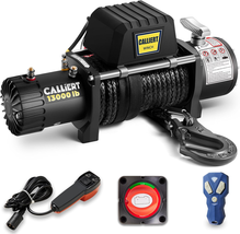 Electric Winch Kit 12V Synthetic Rope, with Wireless Handheld Remote and... - $562.92