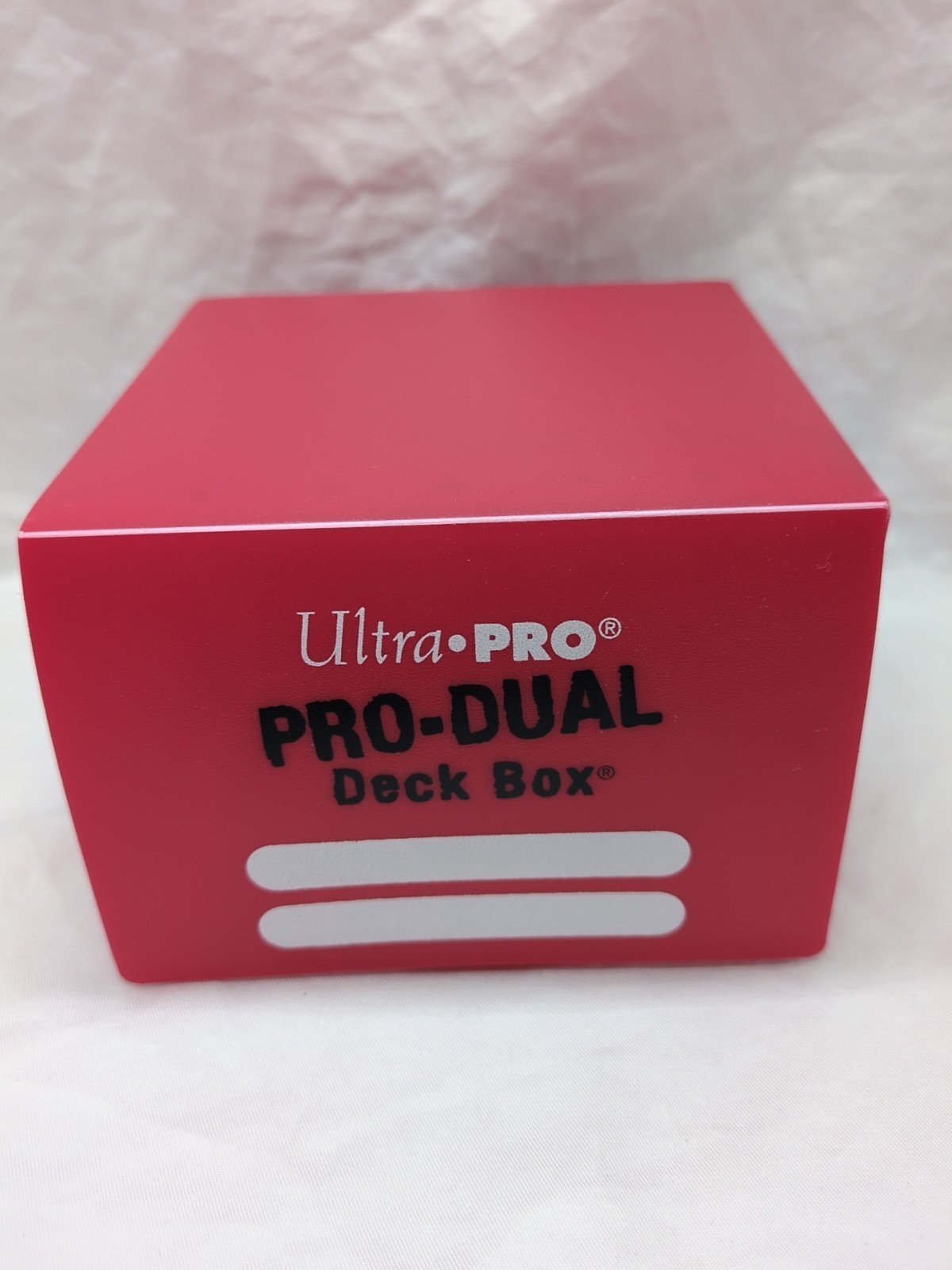 Red Ultra Pro Pro-Dual Deck Box (180) Ct Standard Size Deck Box  - $13.85