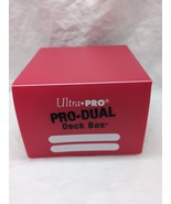 Red Ultra Pro Pro-Dual Deck Box (180) Ct Standard Size Deck Box  - $256.05 MXN