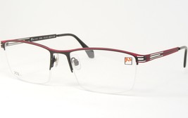 XL Par C-Zone J2506 30 Gris Foncé/Rouge Lunettes Monture Czone 60-19-150mm - $118.27