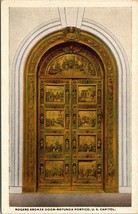 U.S. Capitol Rogers Bronze Door-Rotunda Portico UNP 1915-1930 Vintage Postcard - £7.39 GBP
