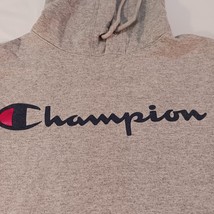 Champion Authentic Athleticwear Men’s Gray Sweatshirt Pullover Hoodie Size Small image 4