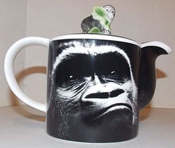 Paul Cardew &quot;Endangered Species&quot; Gorilla Teapot 2cup (16oz) - £23.25 GBP