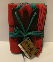Pier 1 Metal Angel Hook Tea Towel Set (2) Dish Towels Christmas New - $25.74