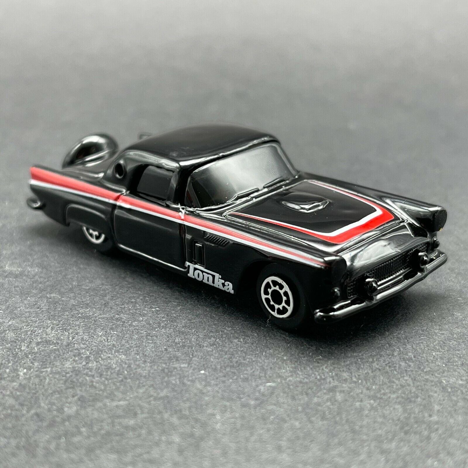 Maisto Tonka 1956 56 Ford Thunderbird Diecast Car Black Diecast 1/64 Scale Loose - £9.15 GBP