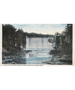 Post Card CUYAHOGA RIVER &amp; WATER WORKS DAM Akron, OH posted 1920 fishing... - £4.08 GBP