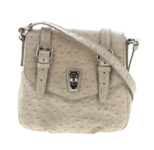 NWT Marc Jacobs Ozzie in Chinchilla Intergalocktic Faux Ostrich Crossbody Purse - £77.23 GBP