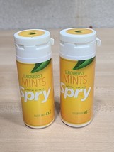 Lot Spry Xylitol Mints Lemon Burst 45 Count (2-Pack) Breath Mints Dental... - £14.19 GBP
